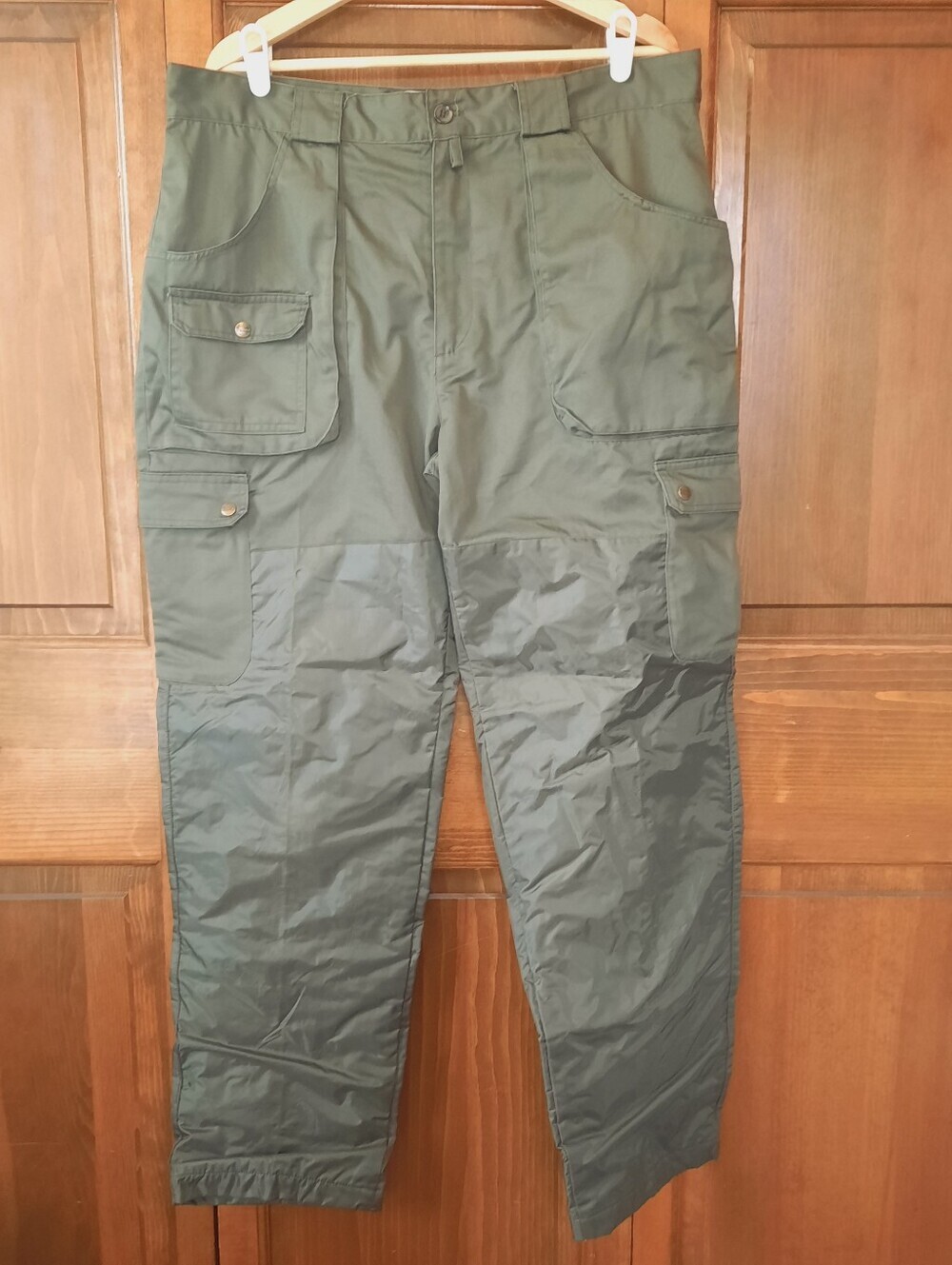 Vintage Regent St. Italian Sportswear Army Green Utility Hunting Pants Size 38